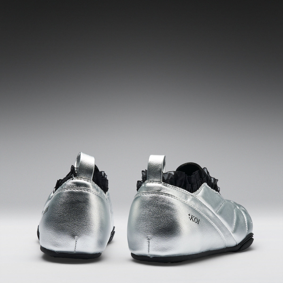 KOI Footwear - Heartbreaker Sporty Slip On Shoes - Silver