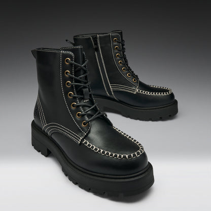 KOI Footwear - Pallas Black Lace Up Boots
