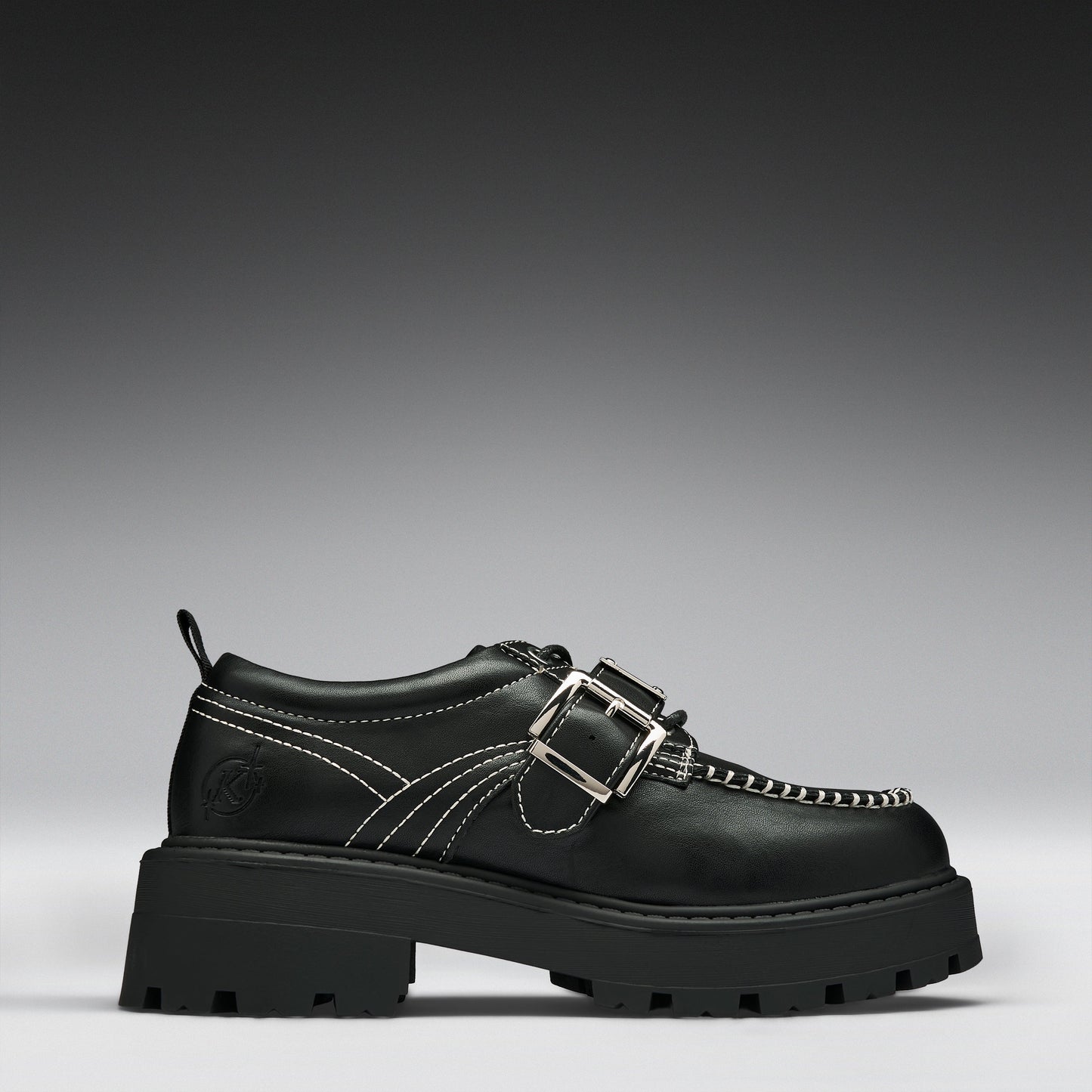 KOI Footwear - Septu Black Buckle Shoes