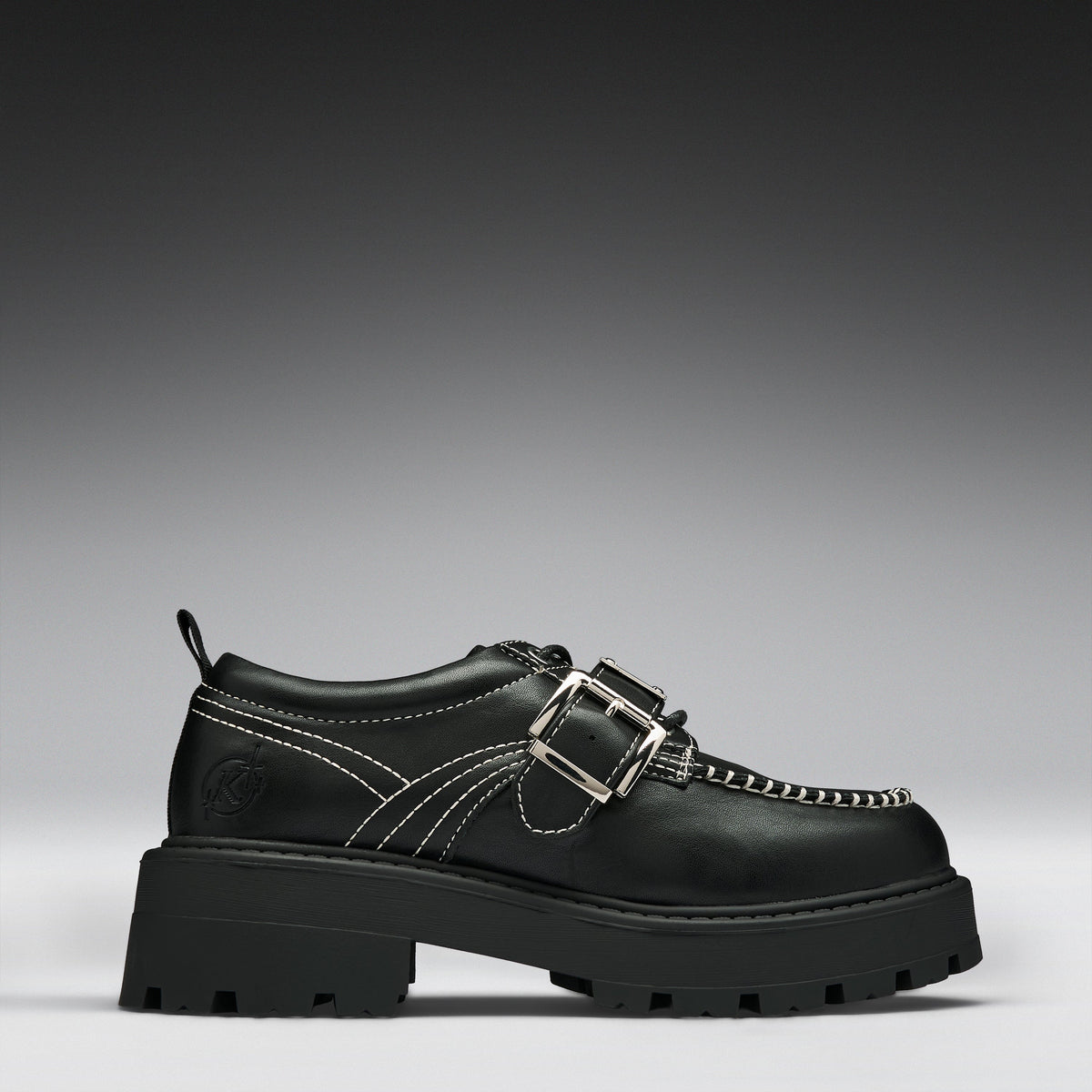 KOI Footwear - Septu Black Buckle Shoes