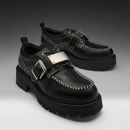 KOI Footwear - Septu Black Buckle Shoes