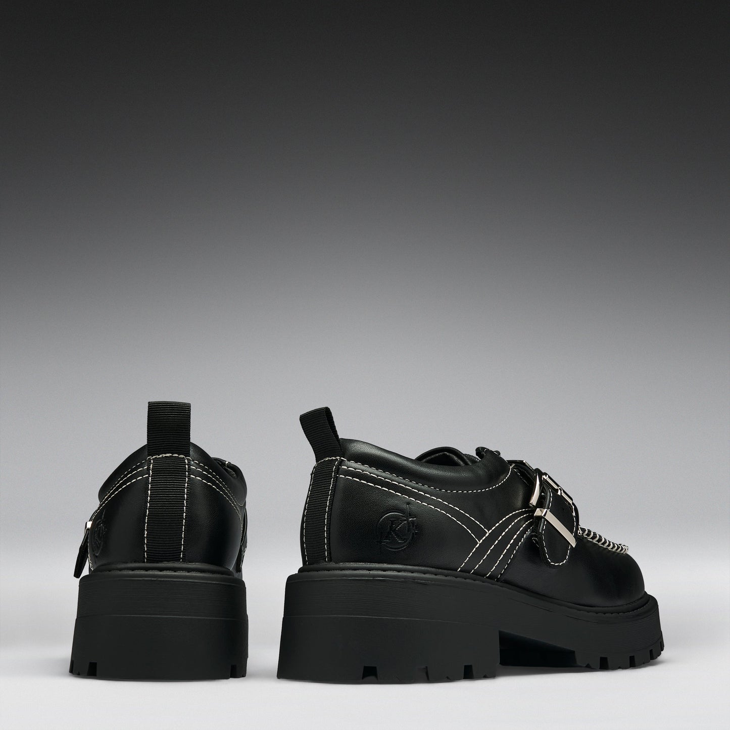 KOI Footwear - Septu Black Buckle Shoes