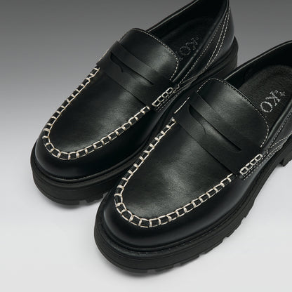 KOI Footwear - Apis Black Loafers