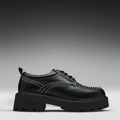KOI Footwear - Sobek Black Lace Up Shoes