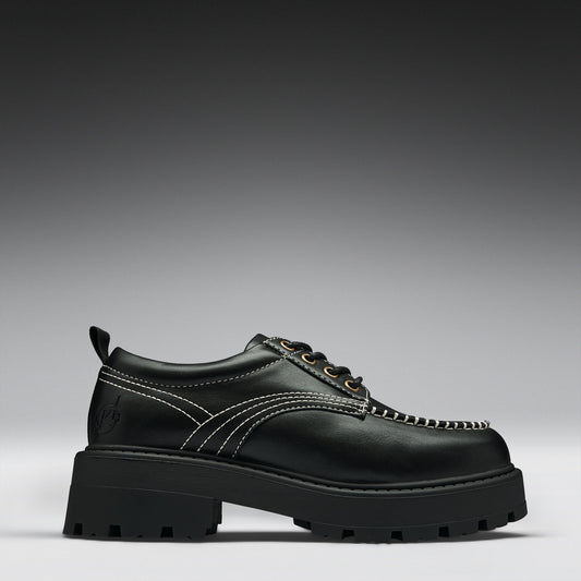 KOI Footwear - Sobek Black Lace Up Shoes