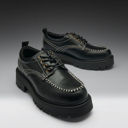KOI Footwear - Sobek Black Lace Up Shoes