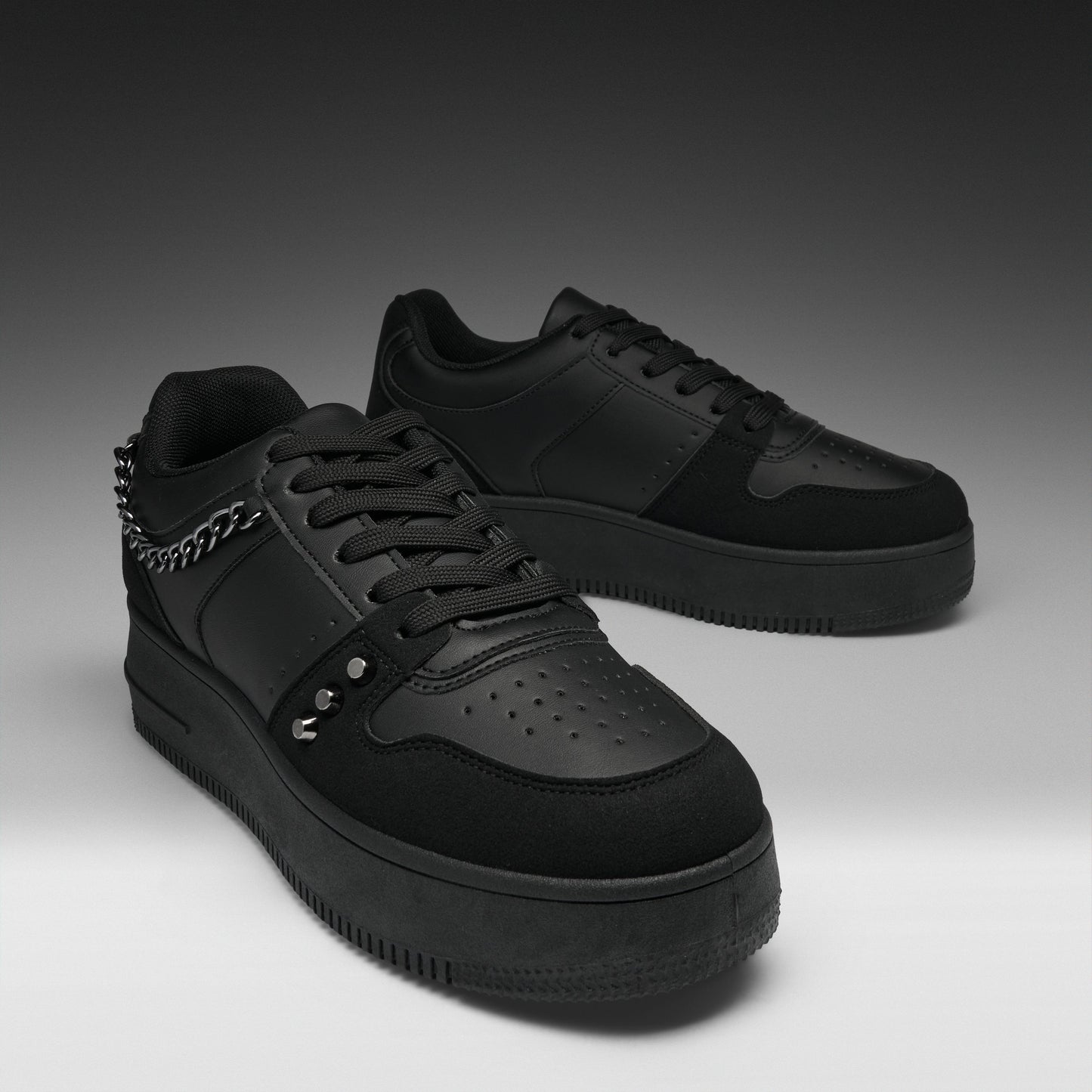KOI Footwear - Morax Platform Chain Trainers