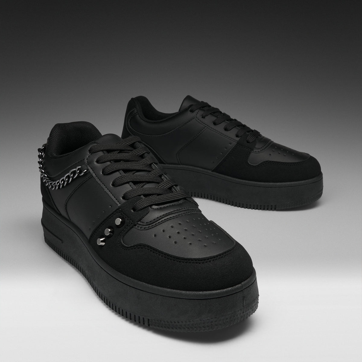 KOI Footwear - Morax Platform Chain Trainers