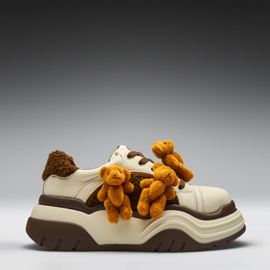 KOI Footwear - Poco The Teddy Chunky Trainers