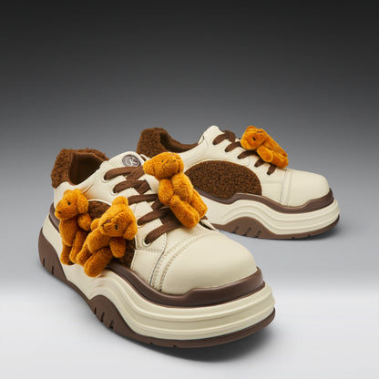 KOI Footwear - Poco The Teddy Chunky Trainers
