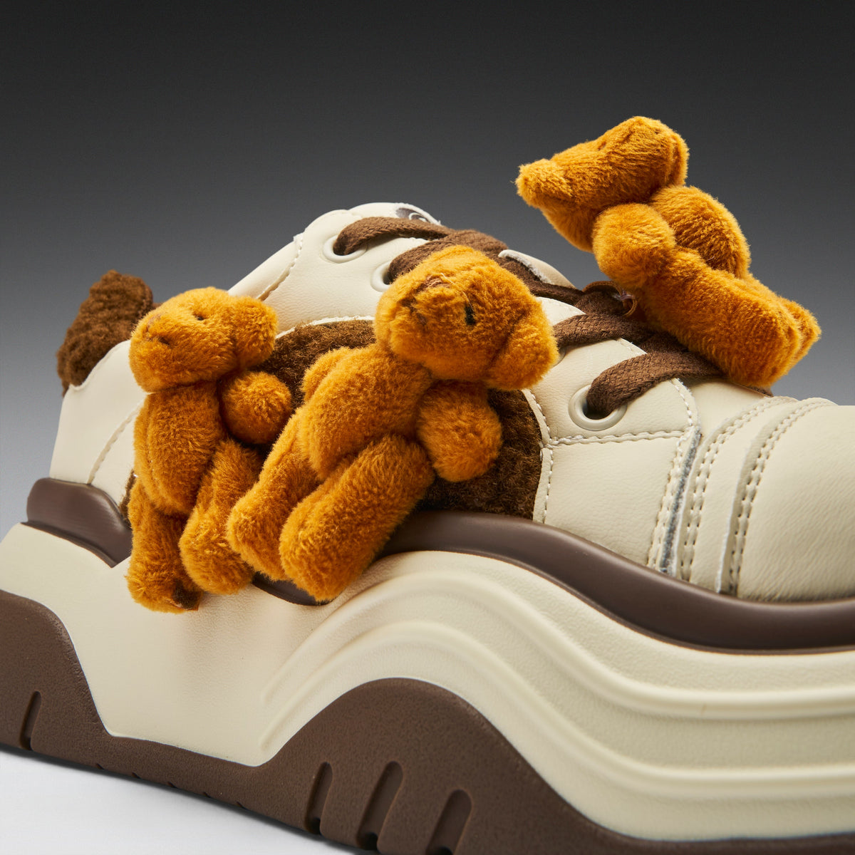 KOI Footwear - Poco The Teddy Chunky Trainers