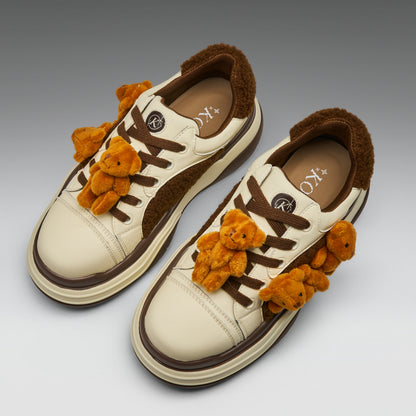 KOI Footwear - Poco The Teddy Chunky Trainers