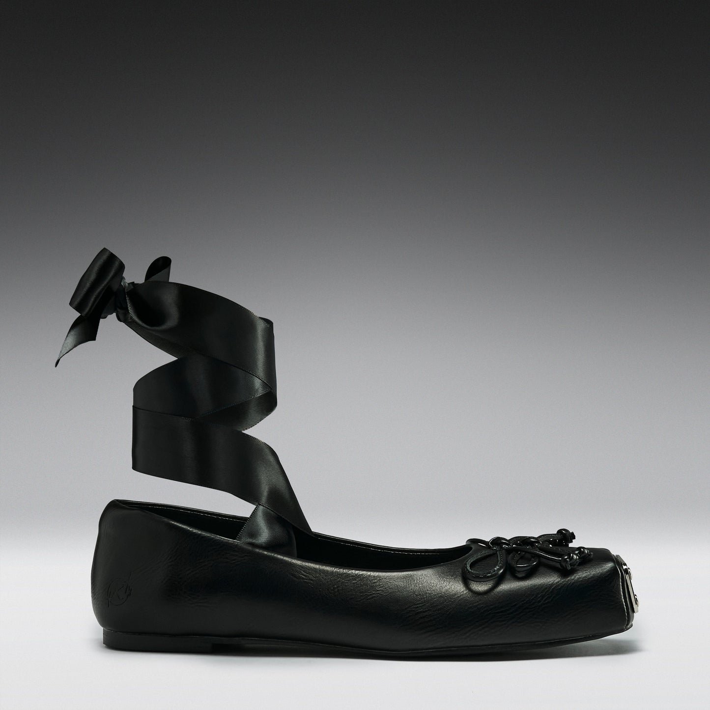 KOI Footwear - Blithe Metal Toe Ballet Flats - Black