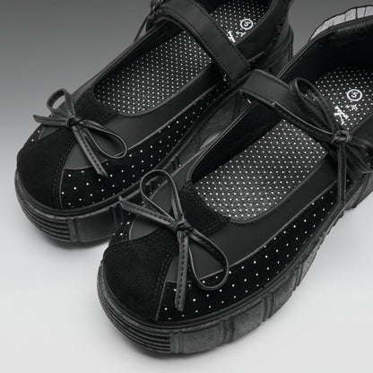 KOI Footwear - Tempest Polka Dot Platform Ballet Mary Janes