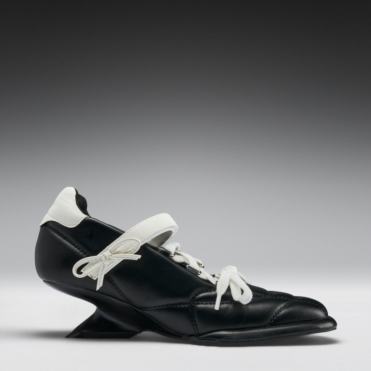 KOI Footwear - Adria Padded Kitten Heel Mary Janes -Black