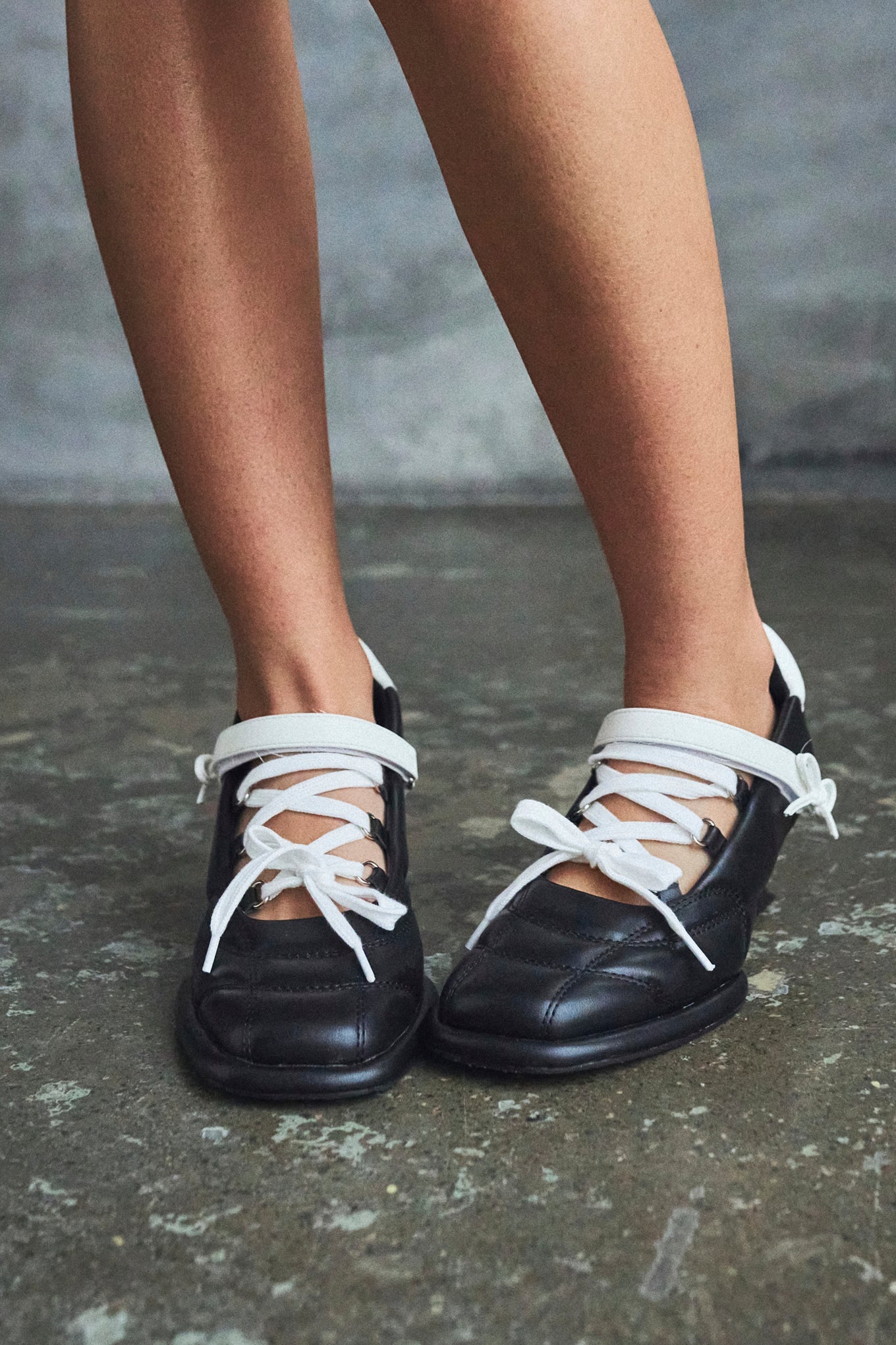 KOI Footwear - Adria Padded Kitten Heel Mary Janes -Black