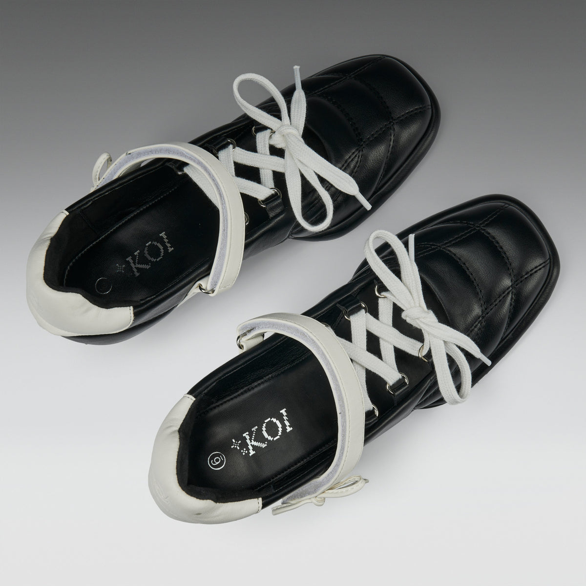KOI Footwear - Adria Padded Kitten Heel Mary Janes -Black