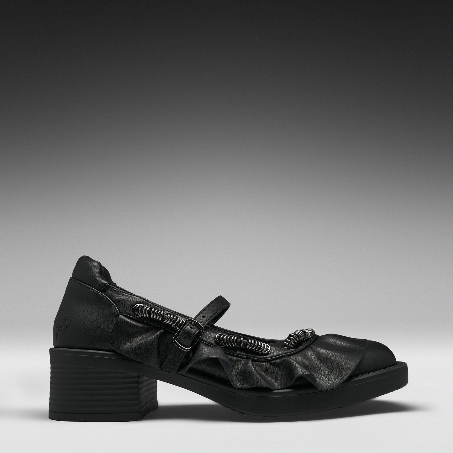 KOI Footwear - Stormveil Ruffle Chain Mary Janes