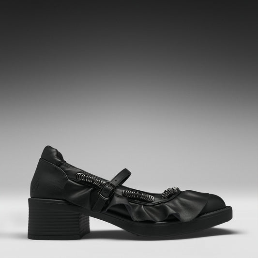 KOI Footwear - Stormveil Ruffle Chain Mary Janes
