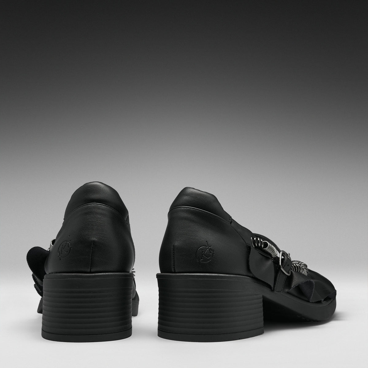 KOI Footwear - Stormveil Ruffle Chain Mary Janes