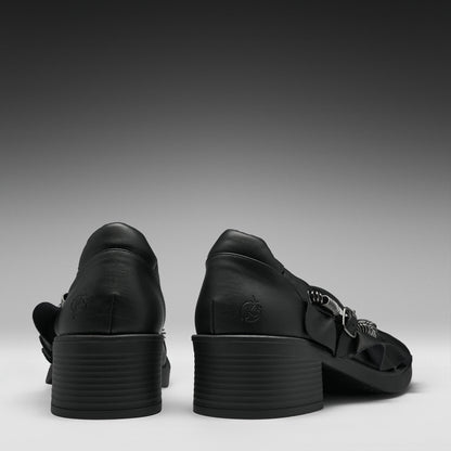 KOI Footwear - Stormveil Ruffle Chain Mary Janes