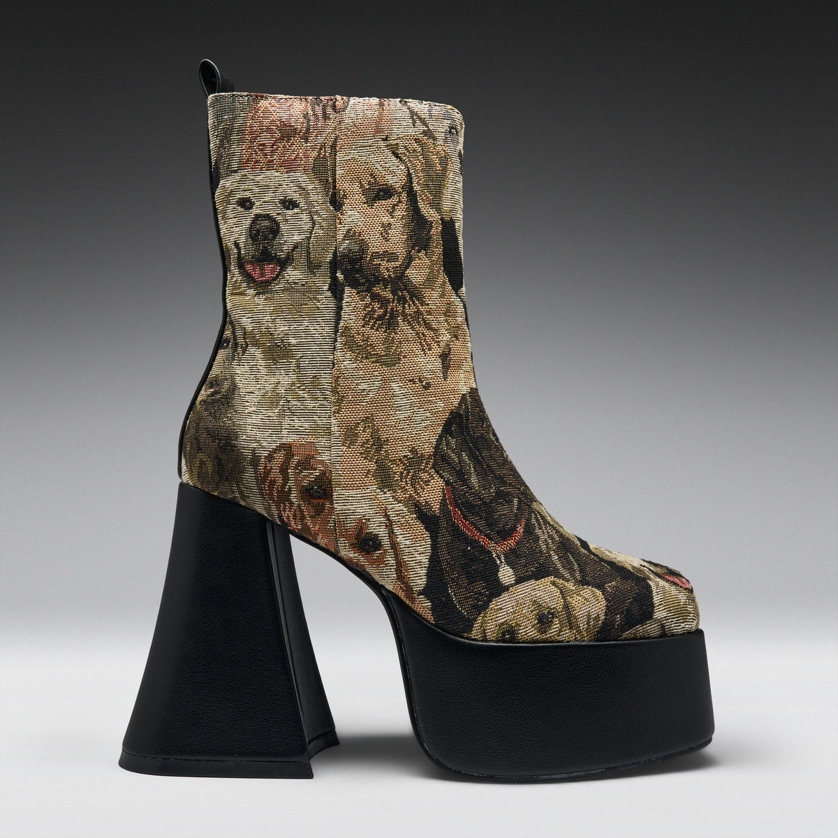 KOI Footwear - The Hound Tapestry Heeled Boots
