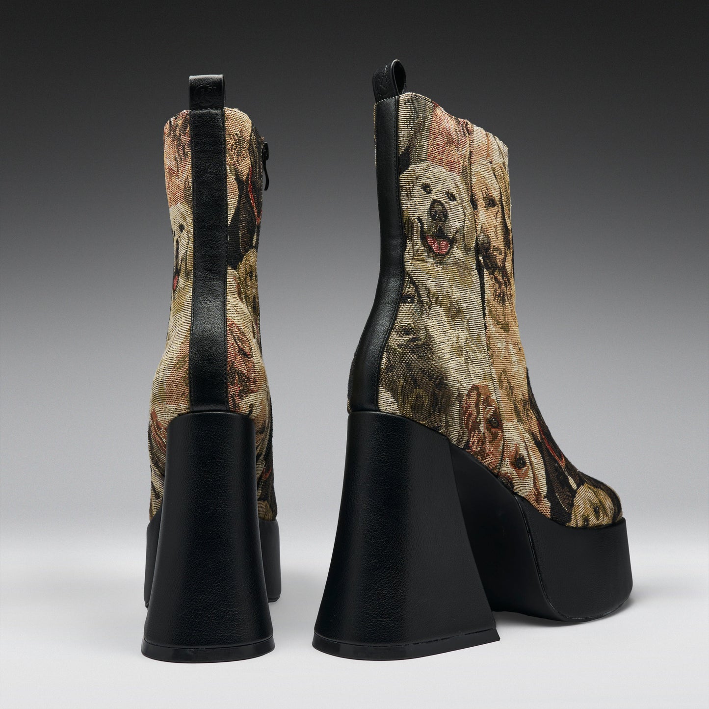 KOI Footwear - The Hound Tapestry Heeled Boots