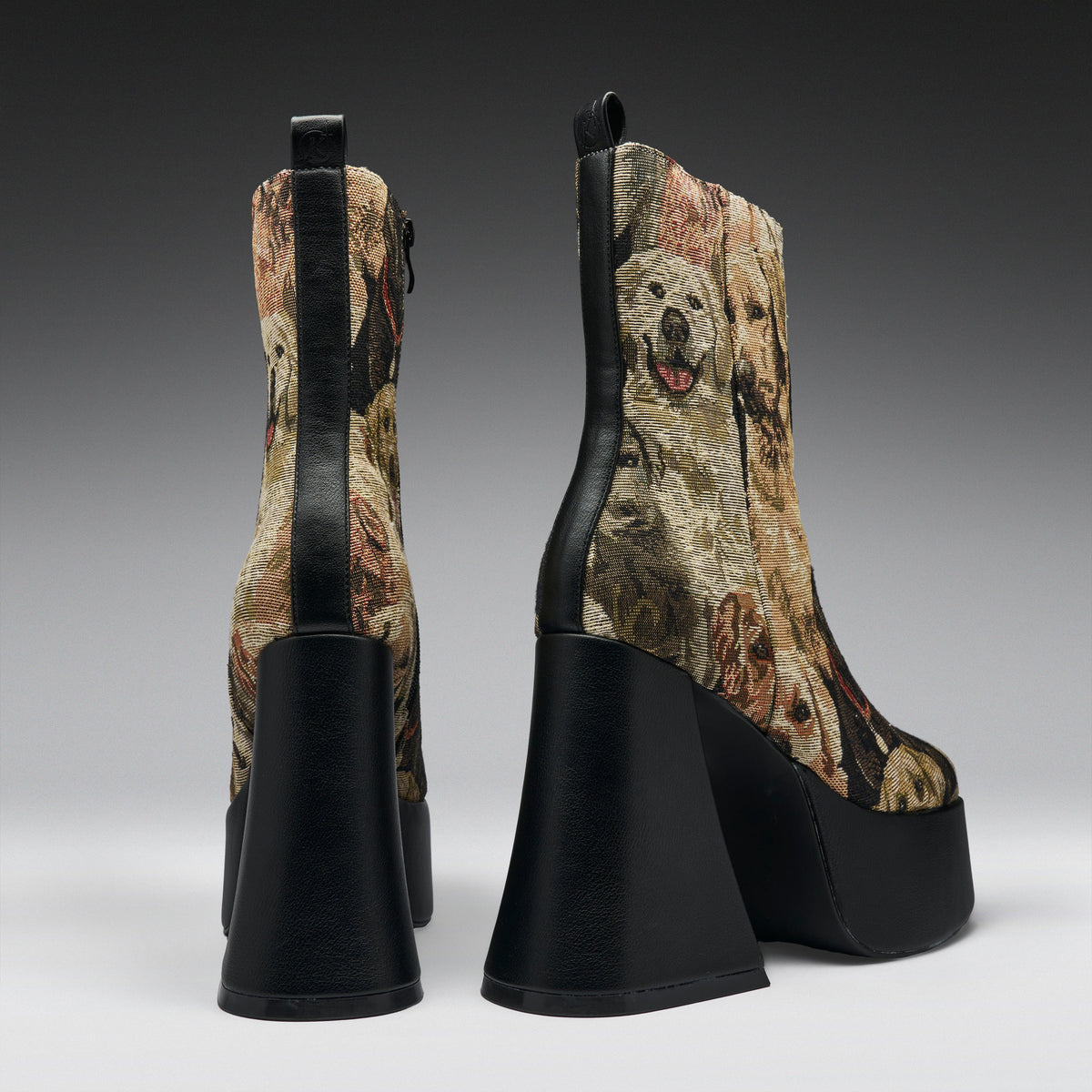 KOI Footwear - The Hound Tapestry Heeled Boots