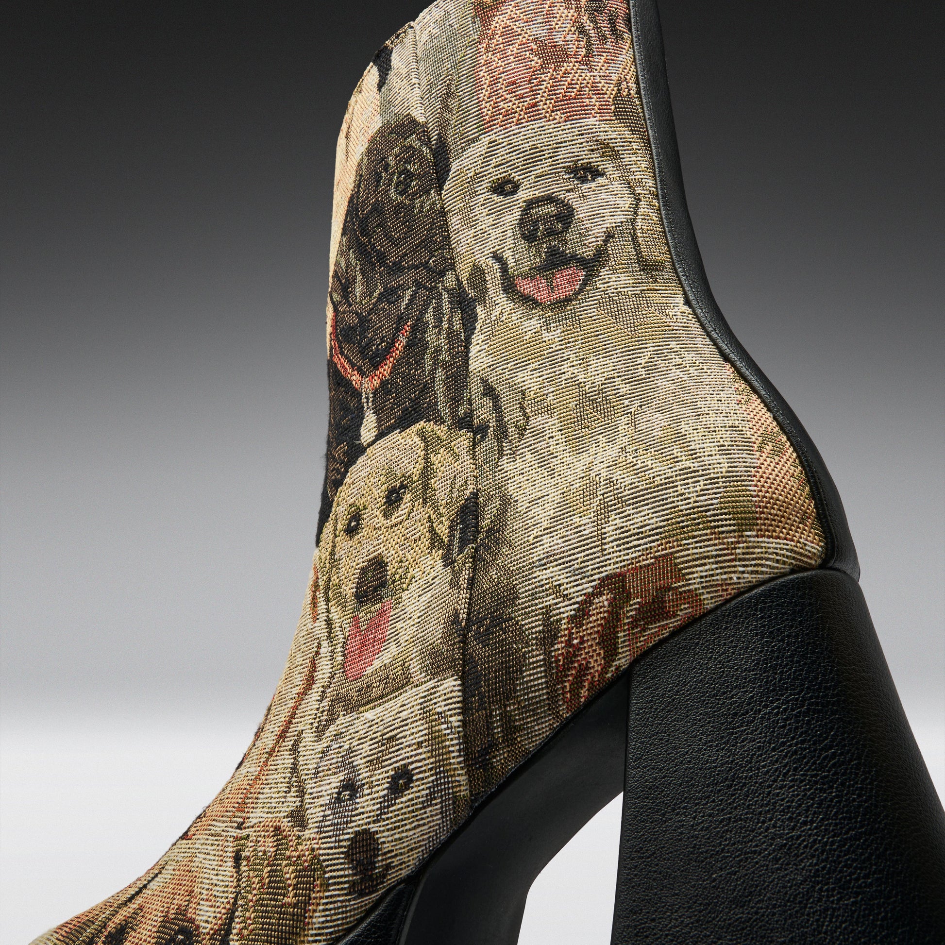 KOI Footwear - The Hound Tapestry Heeled Boots