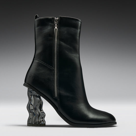 KOI Footwear - Essence Heeled Tabi Boots -Black