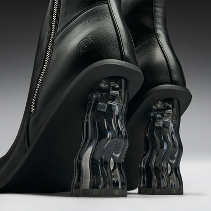 KOI Footwear - Essence Heeled Tabi Boots -Black