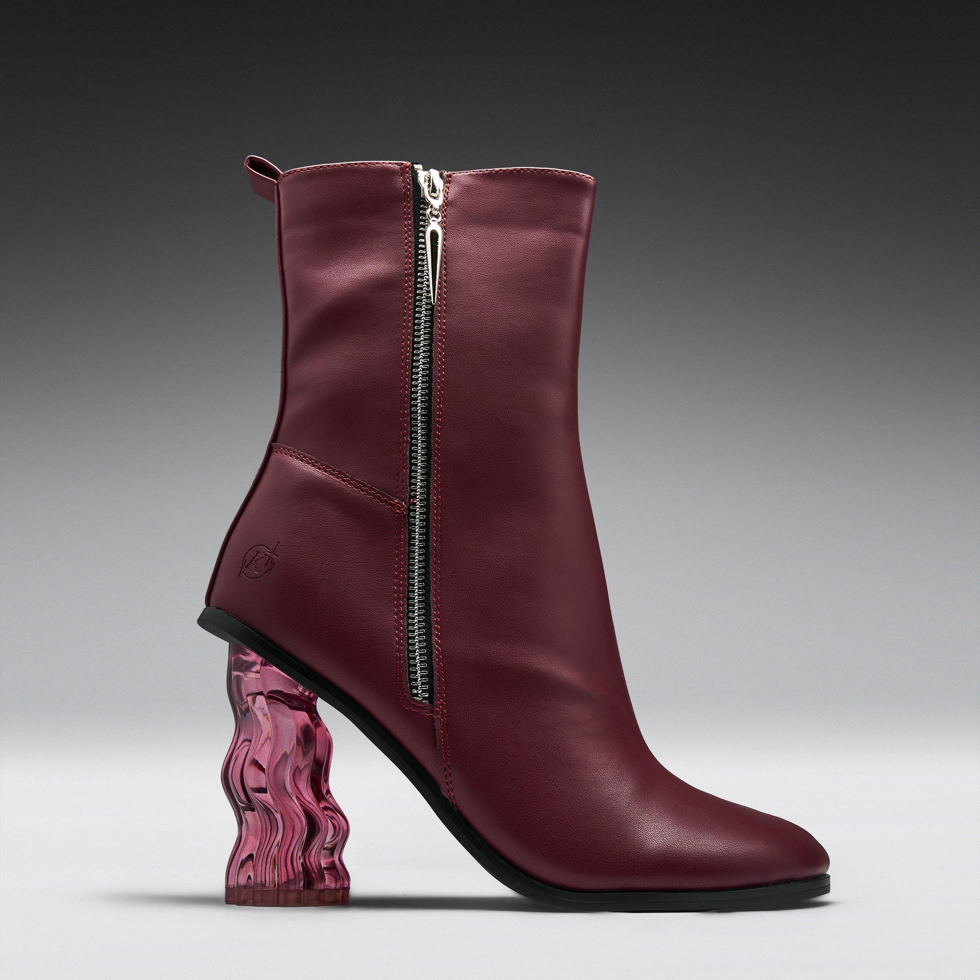 KOI Footwear - Essence Heeled Tabi Boots -Red