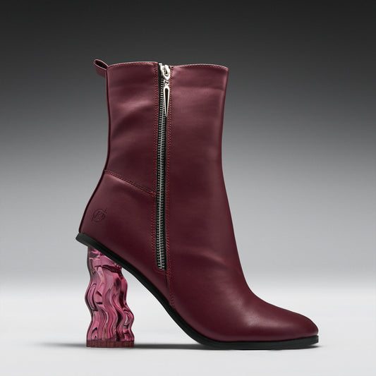 KOI Footwear - Essence Heeled Tabi Boots -Red