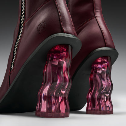 KOI Footwear - Essence Heeled Tabi Boots -Red