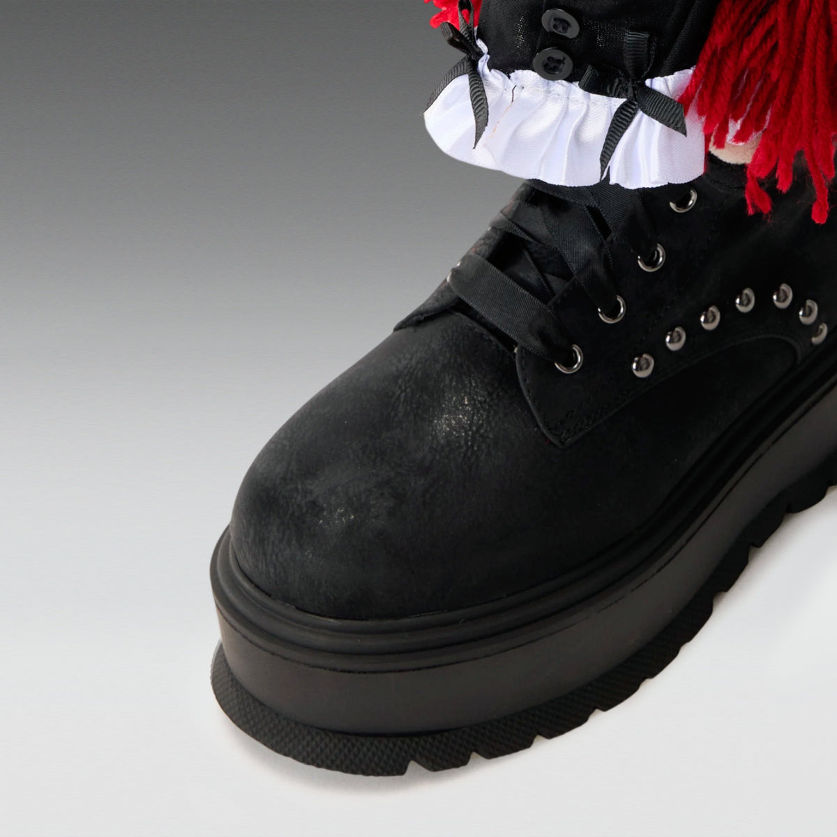KOI Footwear - Phantom Emissary Long Boots - Distressed Black