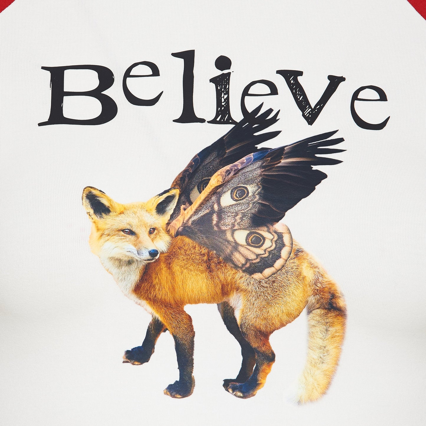 KOI Footwear - Believe Graphic Cropped T -Shirt - White