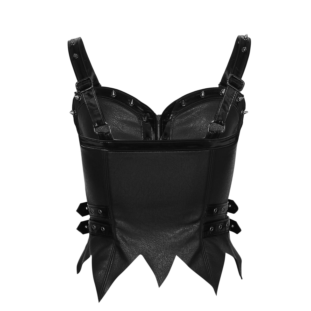 KOI Footwear - Frostbitten Layered Corset Midi Dress - Textured Black