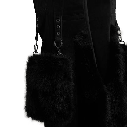KOI Footwear - Malacath Zipper Baggy Utility Cargo Pants - Black