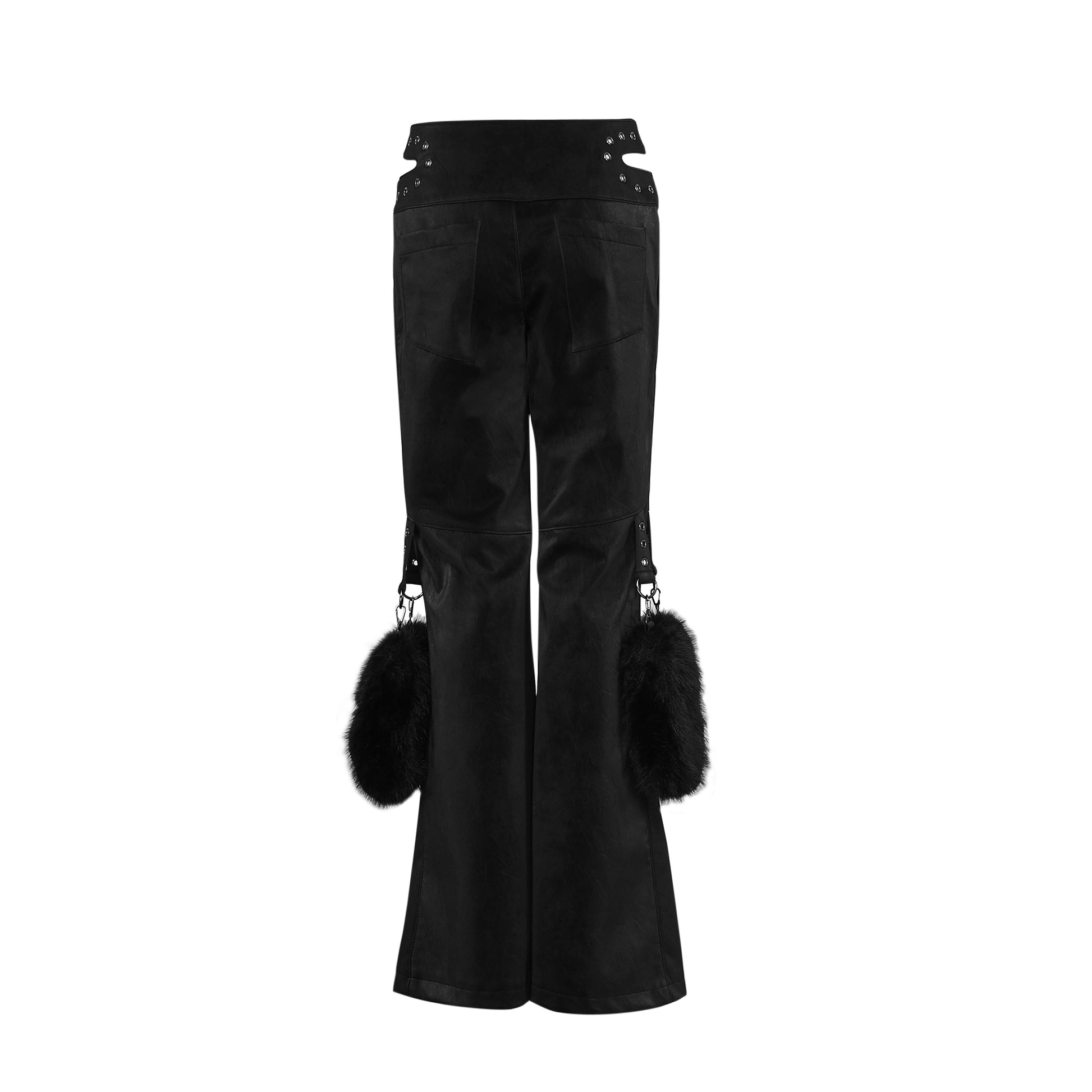 KOI Footwear - Malacath Zipper Baggy Utility Cargo Pants - Black
