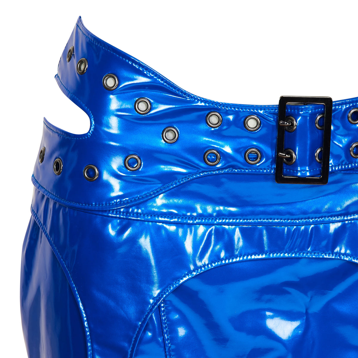 KOI Footwear - Nimbus Harness Strap Mini Skirt - Blue