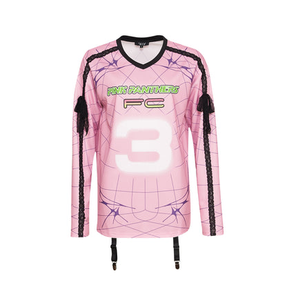KOI Footwear - Pink Panthers Oversized Shirt Dress - Blossom