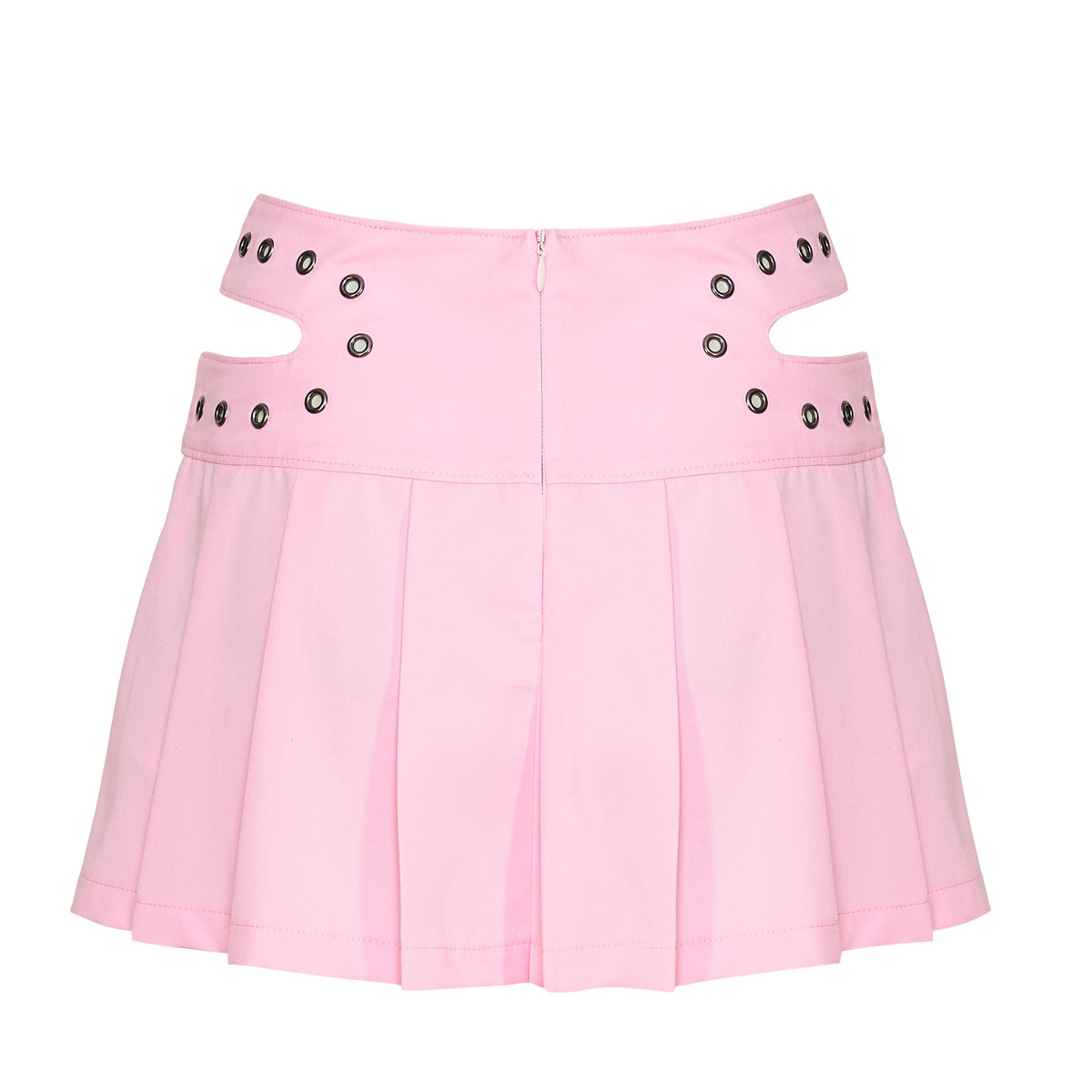 KOI Footwear - Sugar Byte Pleated Mini Skirt - Baby Pink