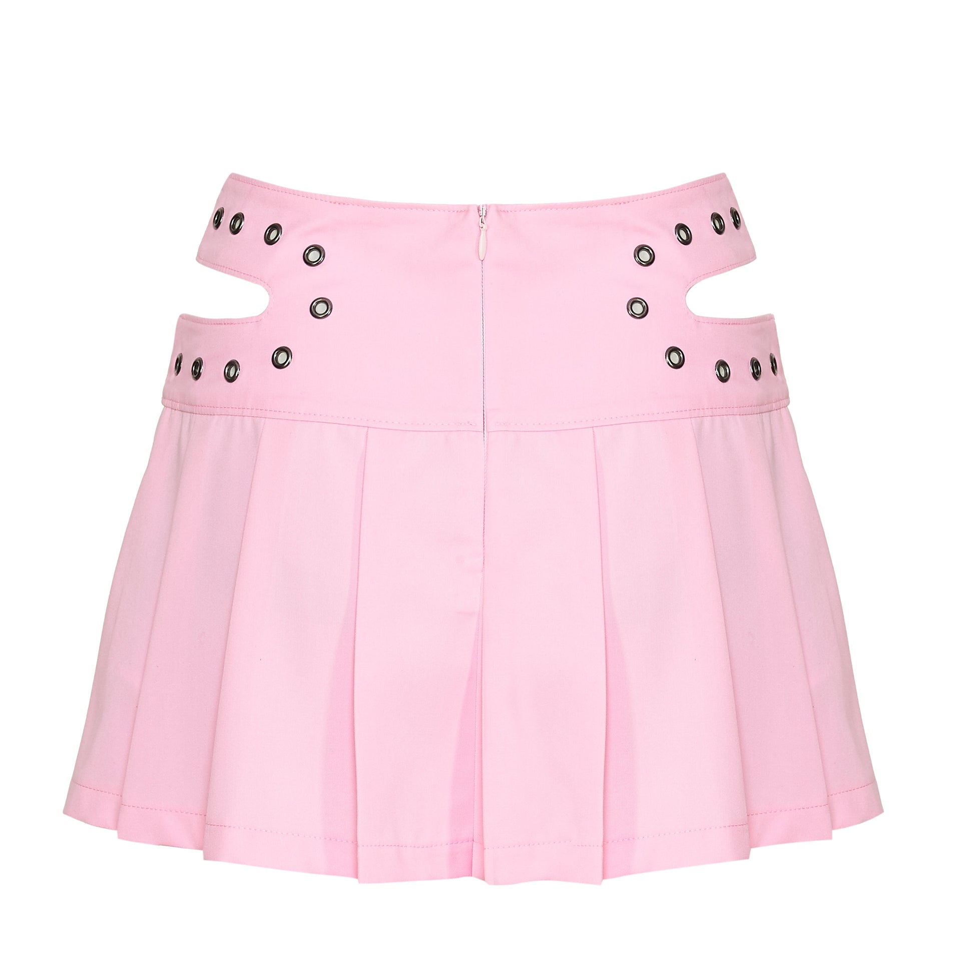 KOI Footwear - Sugar Byte Pleated Mini Skirt - Baby Pink