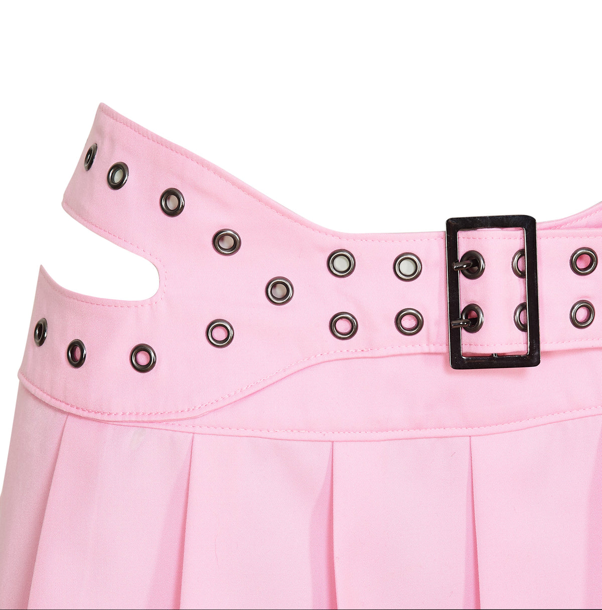 KOI Footwear - Sugar Byte Pleated Mini Skirt - Baby Pink