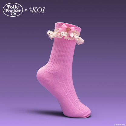 KOI Footwear - Polly Pocket™ Ruffle Socks - Pink
