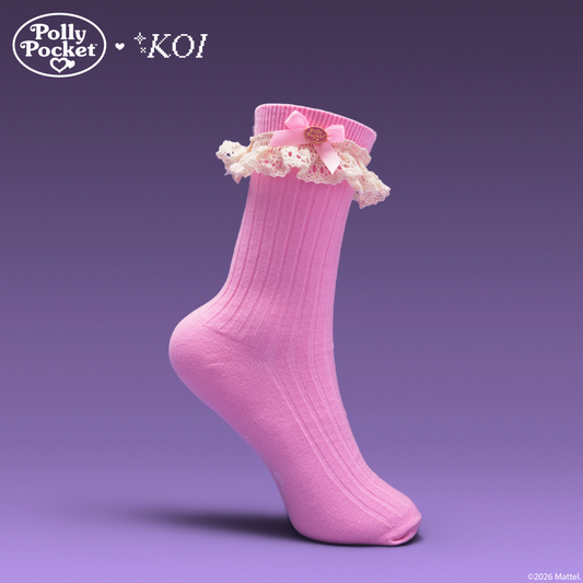 KOI Footwear - Polly Pocket™ Ruffle Socks - Pink