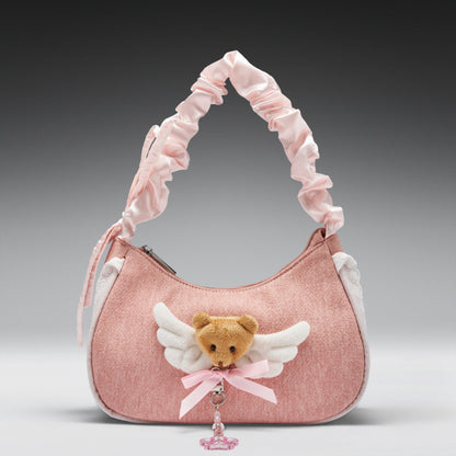 KOI Footwear - Snuggle Bear Pink Shoulder Bag