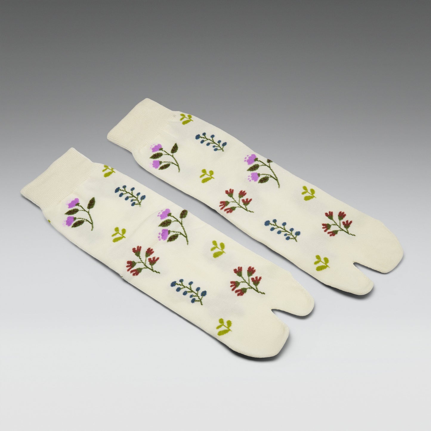KOI Footwear - Sultan Floral Cream Tabi Socks