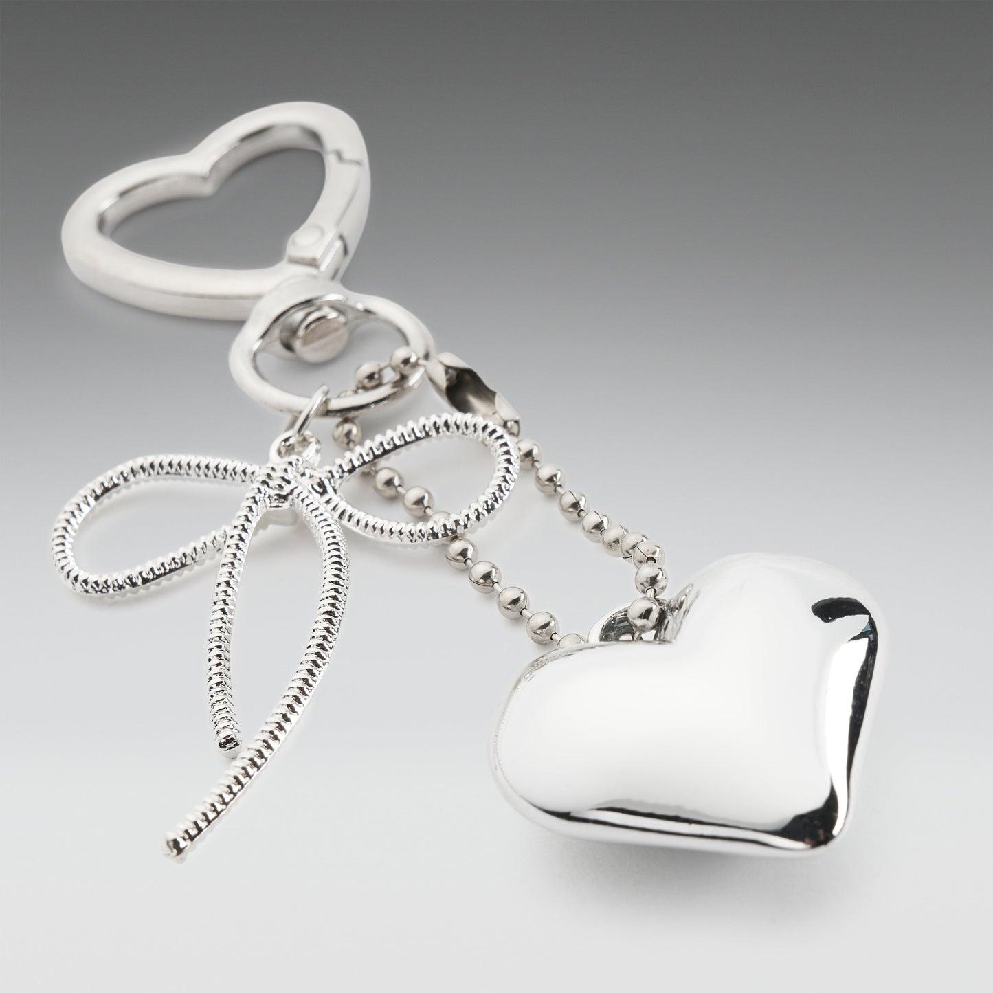 KOI Footwear - Glass Heart Keychain