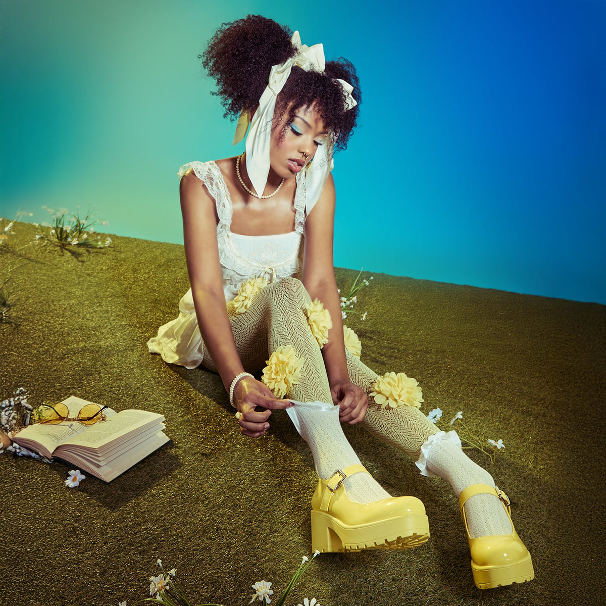 KOI Footwear - Tira Mary Jane Shoes 'Sunshine Yellow Edition'